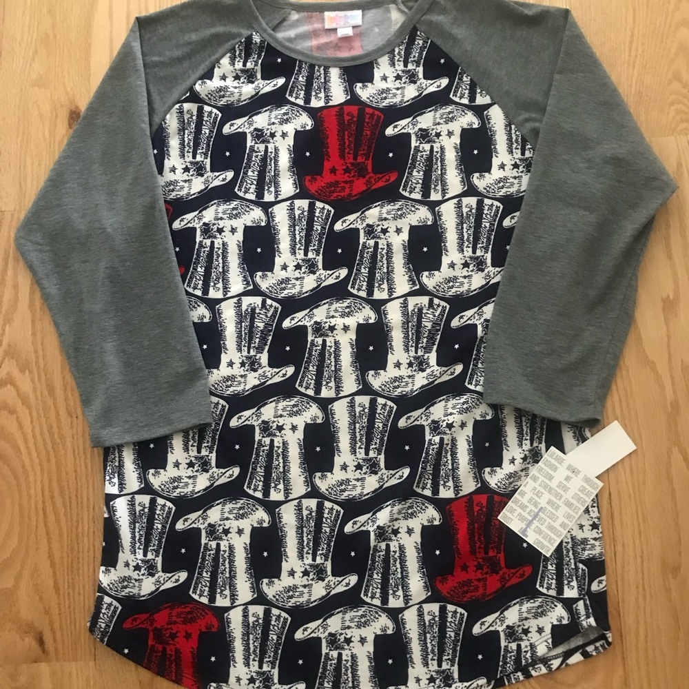 LuLaRoe Large Top Hats Randy